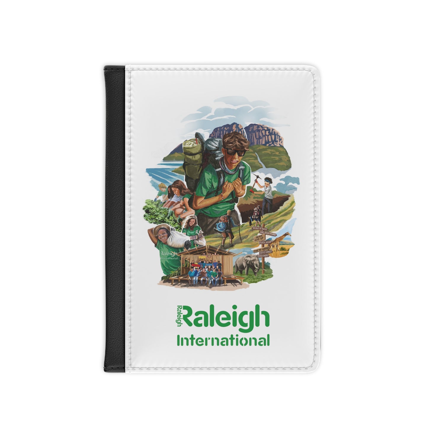 Retro Raleigh Passport Cover