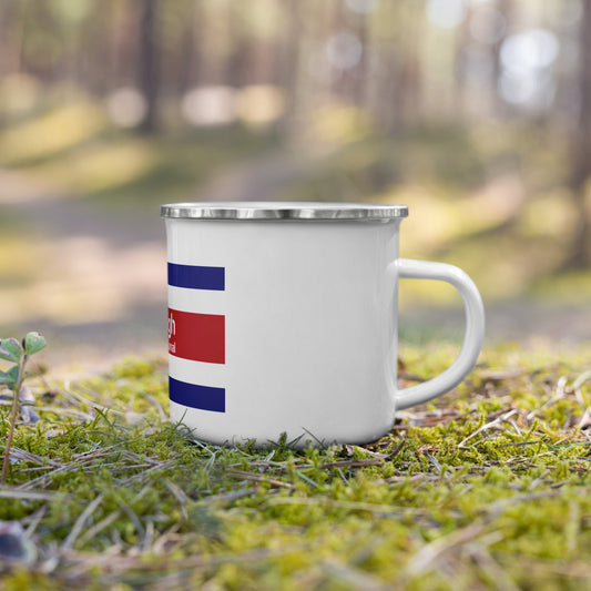Costa Rica flag Enamel Mug