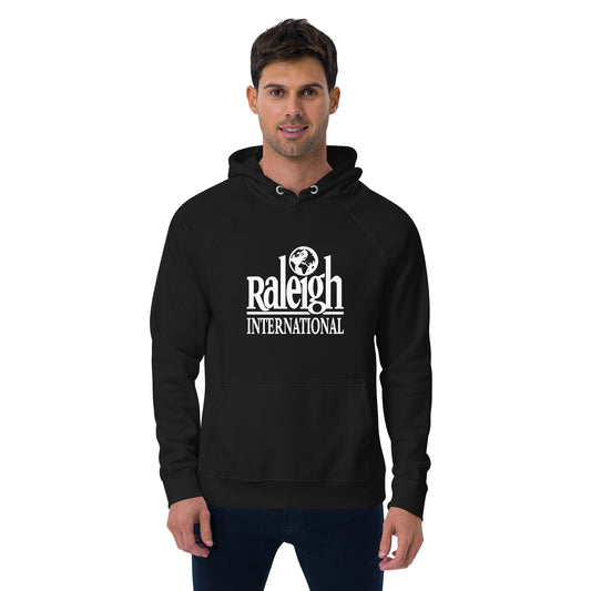 Vintage Raleigh unisex eco raglan hoodie