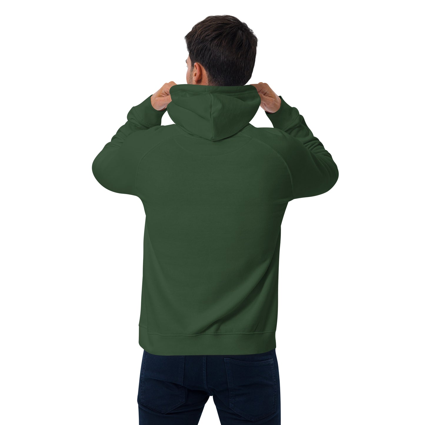 Vintage Raleigh unisex eco raglan hoodie