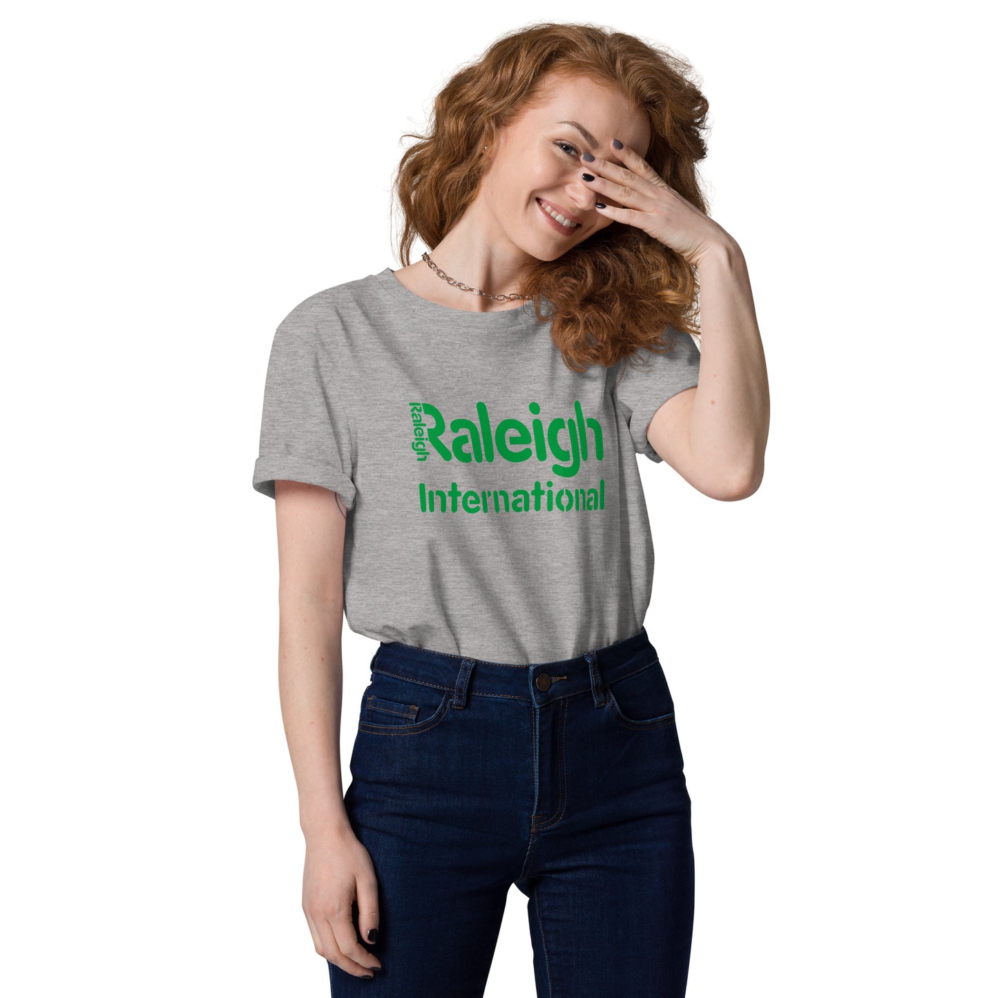 Raleigh unisex organic cotton t-shirt (large logo)