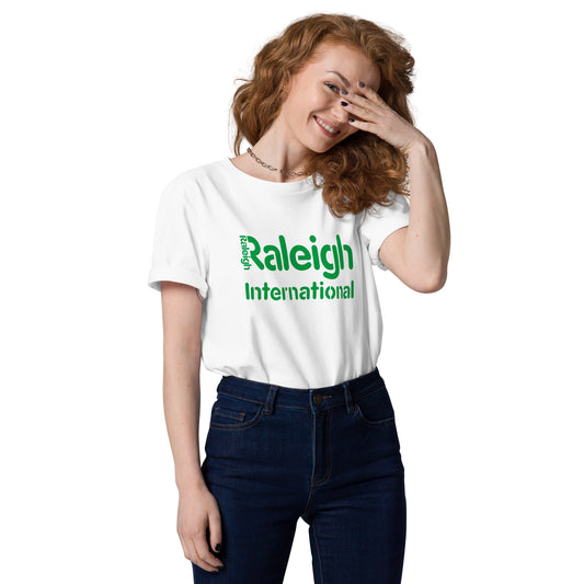 Raleigh unisex organic cotton t-shirt (large logo)